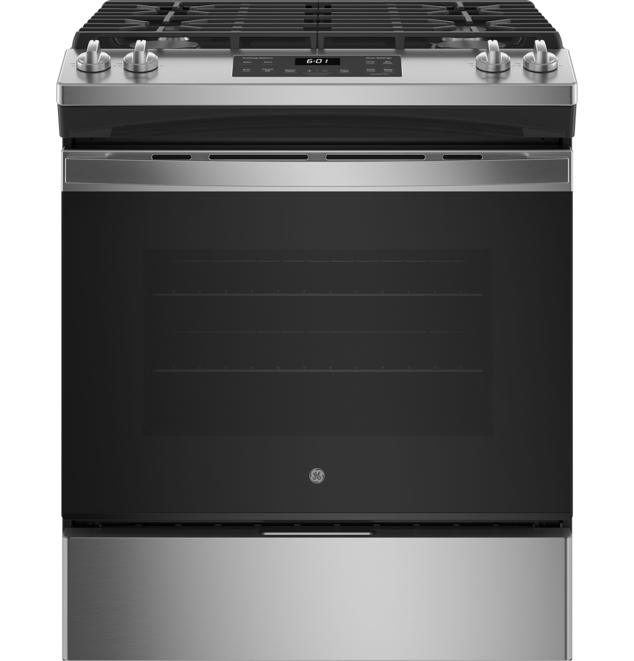 GE GE® 30" Slide-In Front Control Gas Range