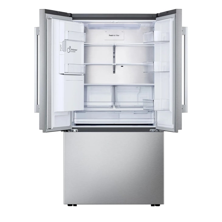 Model: LF24Z6330S | LG 24 cu. ft. Counter-Depth MAX with Zero Clearance 3-Door French Door Refrigerator