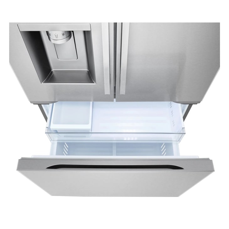 Model: LF24Z6330S | LG 24 cu. ft. Counter-Depth MAX with Zero Clearance 3-Door French Door Refrigerator