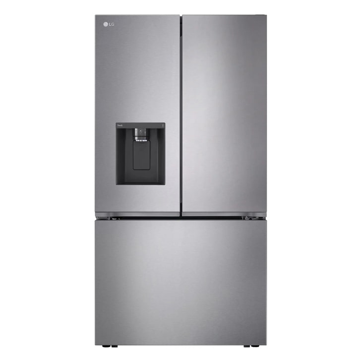 LG 26 cu. ft. Counter Depth MAX 3-Door French Door Refrigerator with Ice and Water Dispenser