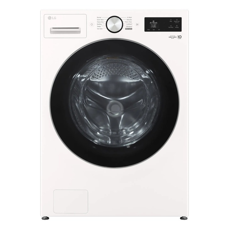 LG 5.0 cu. ft. Mega Capacity Smart Front Load Washer with TurboWash 360, AI Sensing and Hybrid Electronic Controls with LCD Display