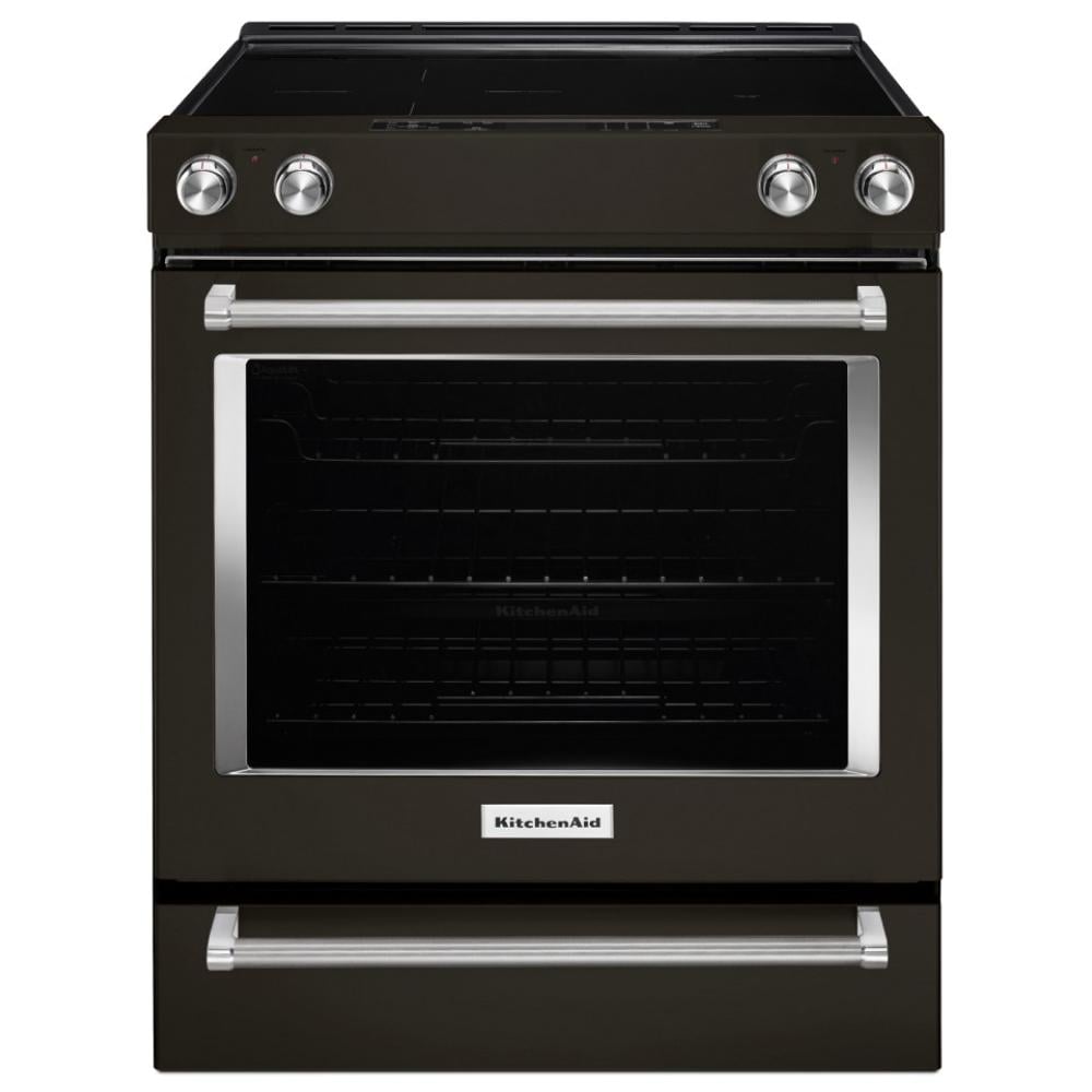 KitchenAid 30-Inch 5-Element Electric Slide-In Convection Range