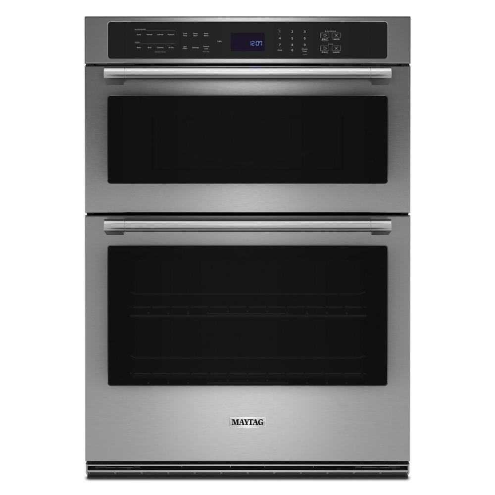 Maytag 30-inch Wall Oven Microwave Combo with Air Fry and Basket - 6.4 cu. ft.