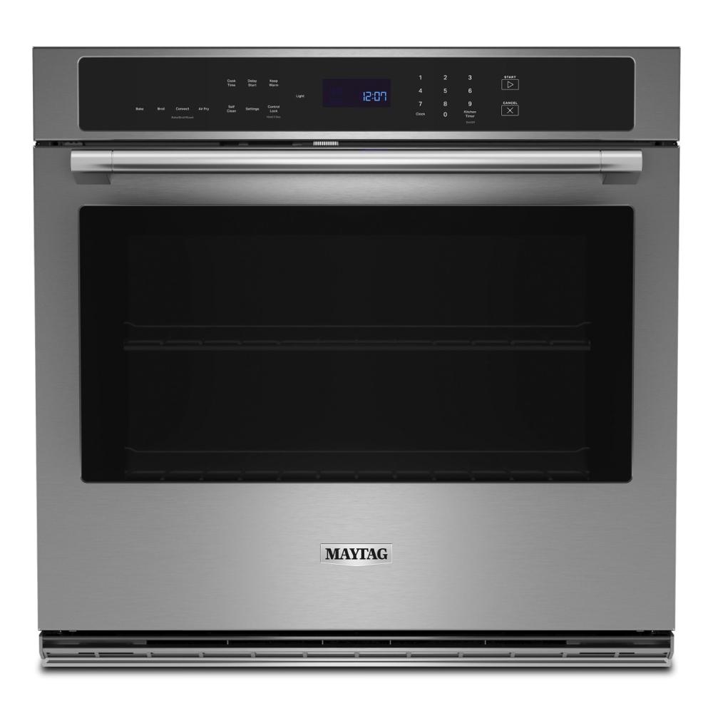 Maytag 27-inch Single Wall Oven with Air Fry and Basket - 4.3 cu. ft.