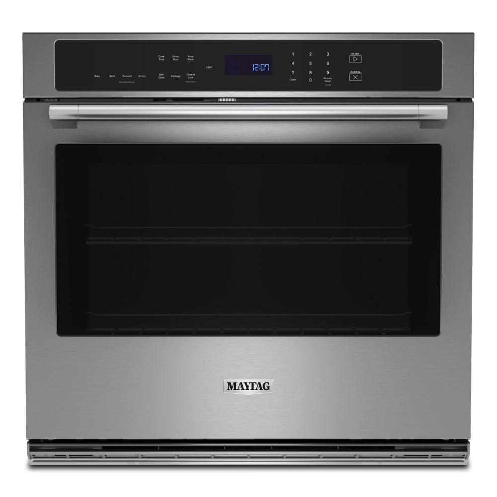 Maytag 30-inch Single Wall Oven with Air Fry and Basket - 5.0 cu. ft.