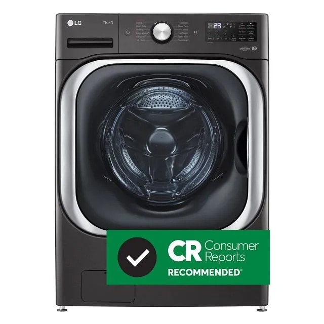 LG 5.2 cu. ft. Mega Capacity Smart Wi-Fi Enabled Front Load Washer with TurboWash and Built-In Intelligence