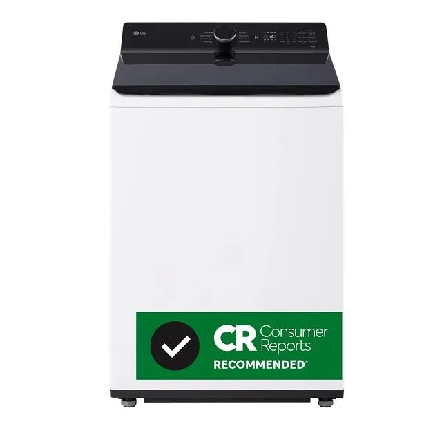 LG 5.3 cu. ft. Mega Capacity Smart Top Load Washer with 4-Way Agitator, EasyUnload & AI Sensing