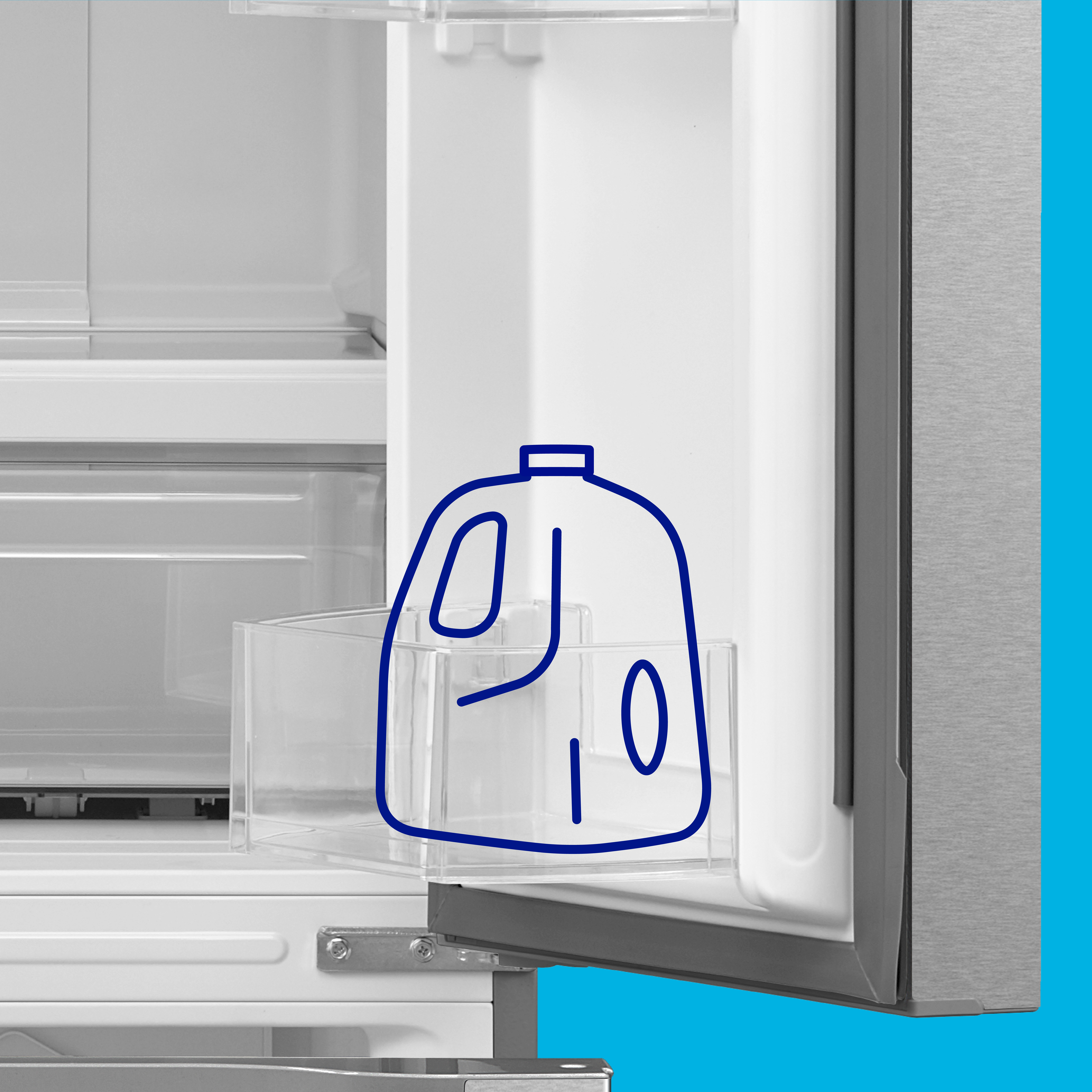 Model: ERFD19CGCS | Element Element Electronics 18.4 cu. ft. French Door Refrigerator - Stainless Steel, ENERGY STAR (ERFD19CGCS) Model: ERFD19CGCS | Element Element Electronics 18.4 cu. ft. French Door Refrigerator - Stainless Steel, ENERGY STAR (ERFD19CGCS)