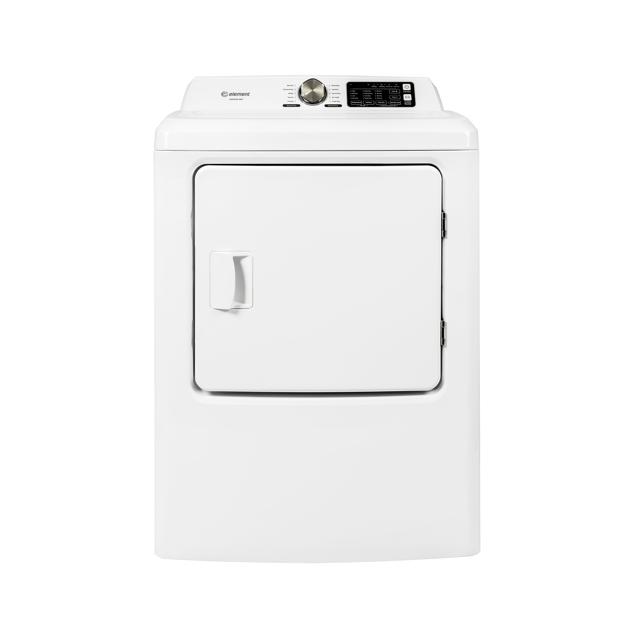 Element Element Electronics 7.0 cu. ft. Front Load Gas Dryer - White (ETD7027GCW)