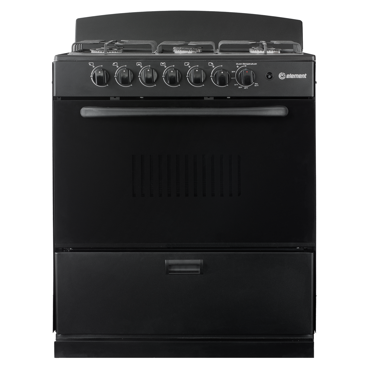 Element Element Electronics 4.0 cu. ft. 30", 6-Burner Gas Range (EEGR3A6MCCB) Element Element Electronics 4.0 cu. ft. 30", 6-Burner Gas Range (EEGR3A6MCCB)