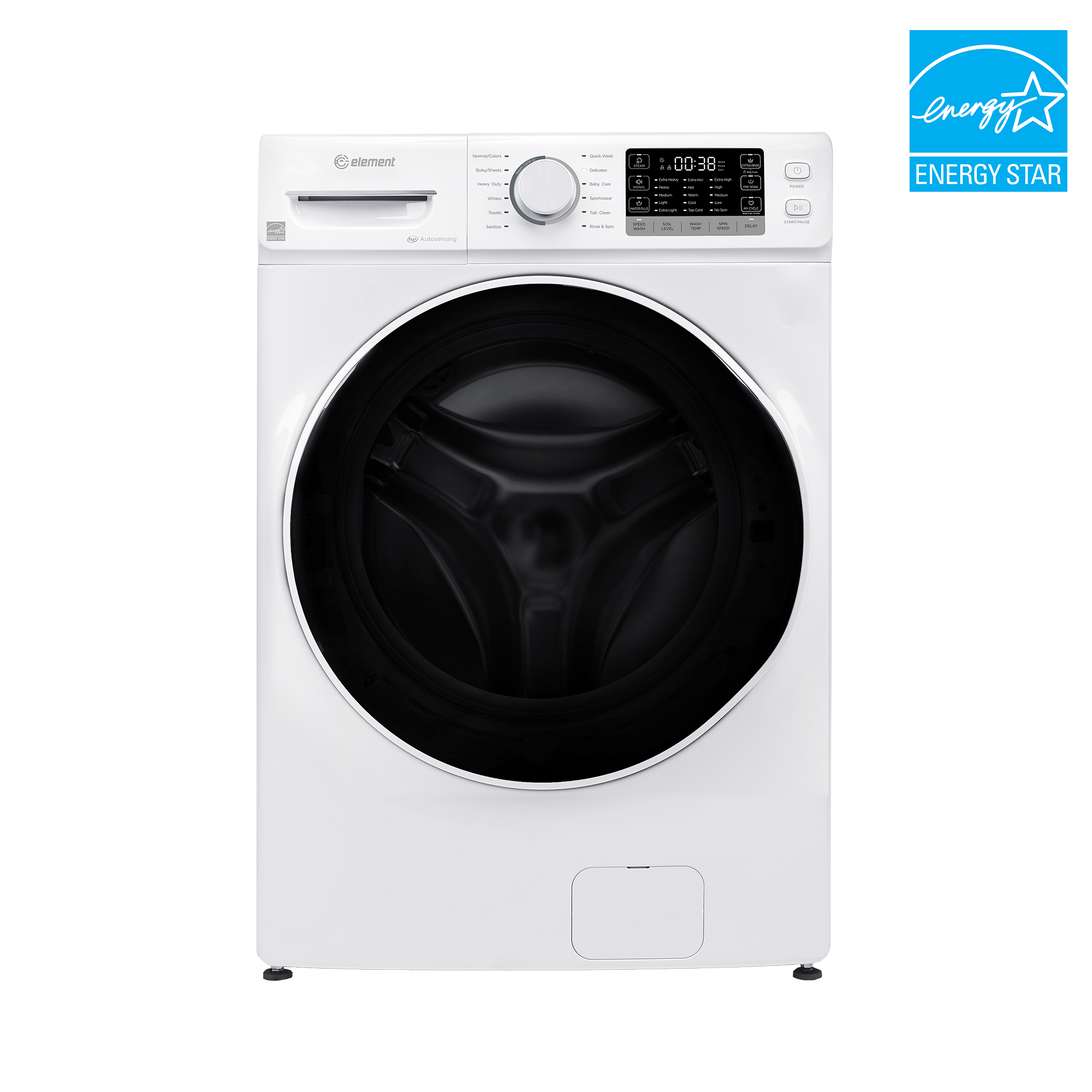 Element Element Electronics 4.5 cu. ft. Front Load Washing Machine - White (EFL4527BW)