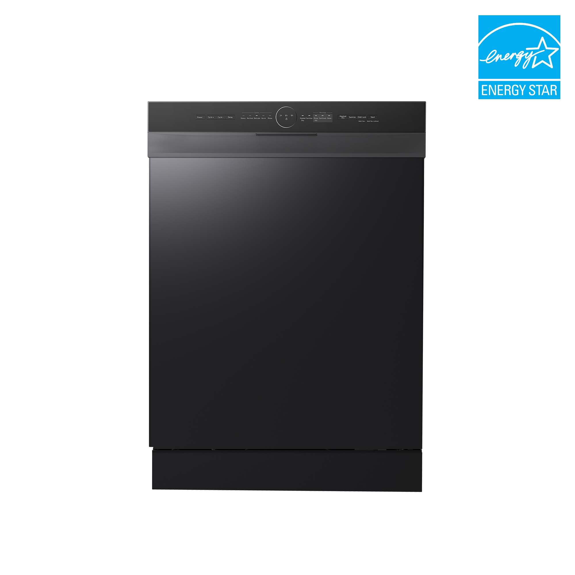 Element Element 24" Front Control Hybrid Dishwasher - Black, Energy Star (ENB5322HECB)