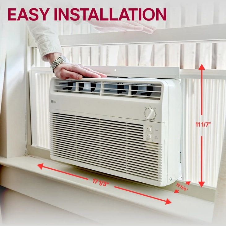 Model: LW5024 | LG 5,000 BTU Window Air Conditioner, Flat Panel, R32 Model: LW5024 | LG 5,000 BTU Window Air Conditioner, Flat Panel, R32