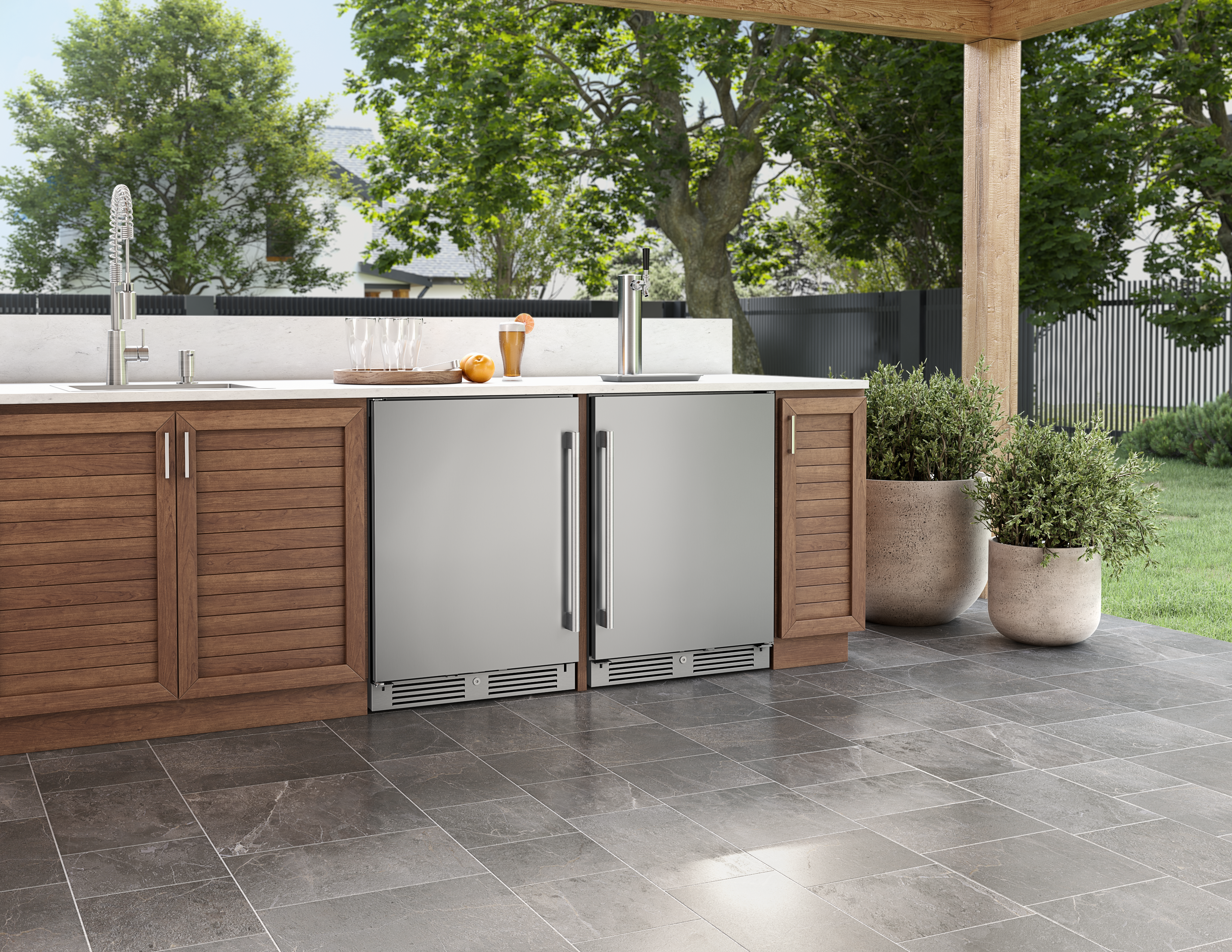 Model: PRKB24C01AS-OD | Zephyr Outdoor Kegerator & Beverage Cooler 24" Model: PRKB24C01AS-OD | Zephyr Outdoor Kegerator & Beverage Cooler 24"