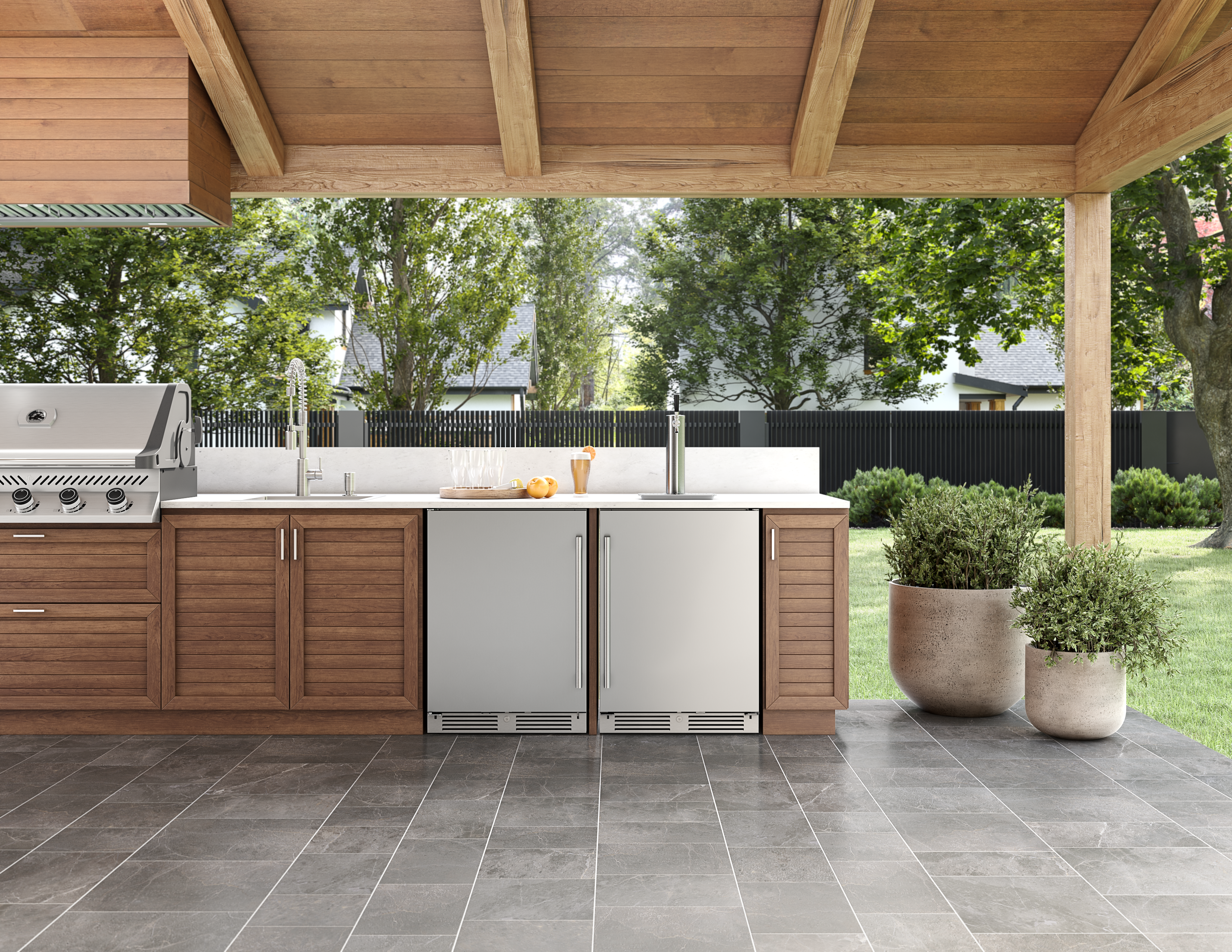 Model: PRKB24C01AS-OD | Zephyr Outdoor Kegerator & Beverage Cooler 24" Model: PRKB24C01AS-OD | Zephyr Outdoor Kegerator & Beverage Cooler 24"