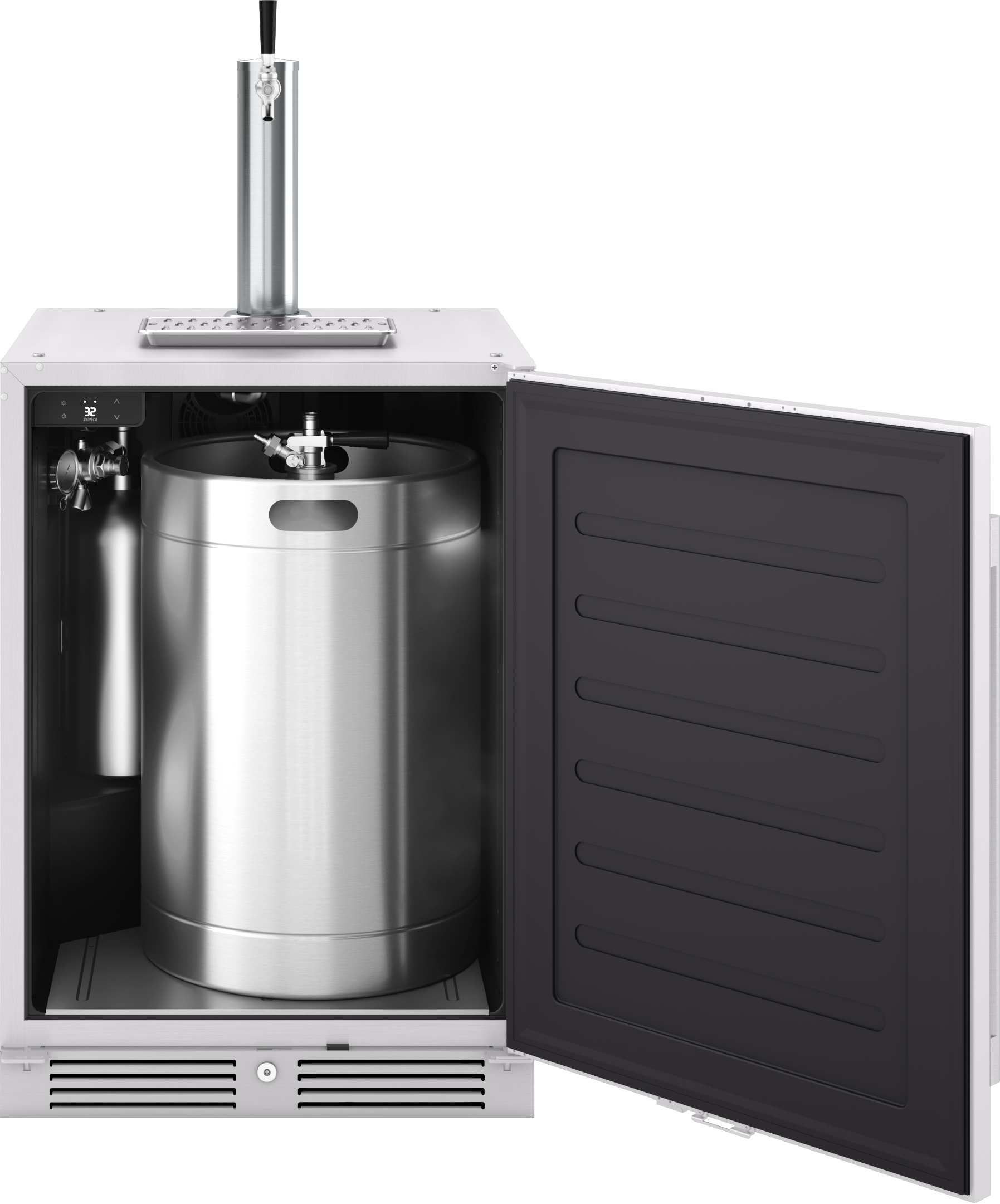 Model: PRKB24C01AS-OD | Zephyr Outdoor Kegerator & Beverage Cooler 24" Model: PRKB24C01AS-OD | Zephyr Outdoor Kegerator & Beverage Cooler 24"