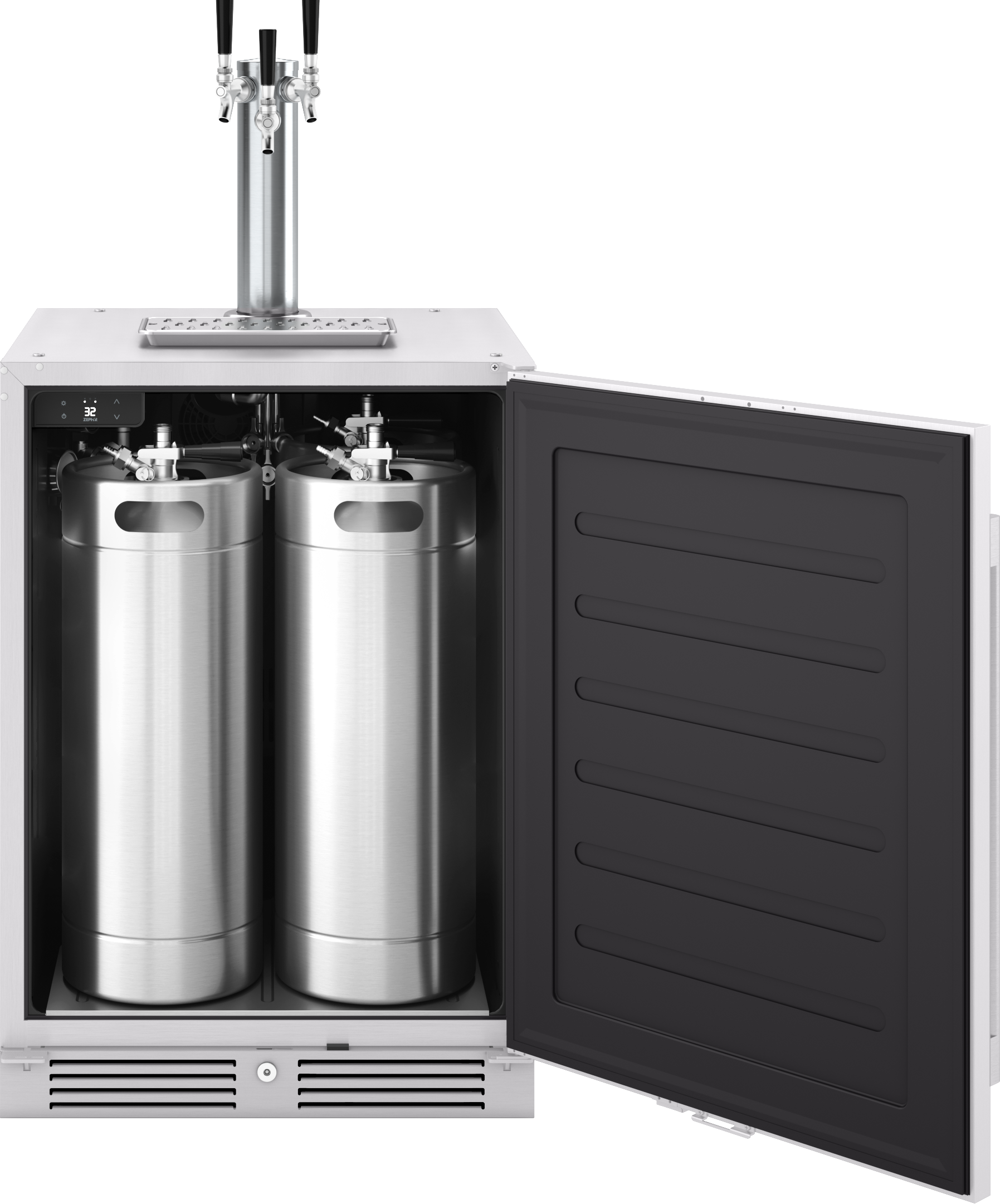 Model: PRKB24C01AS-OD | Zephyr Outdoor Kegerator & Beverage Cooler 24" Model: PRKB24C01AS-OD | Zephyr Outdoor Kegerator & Beverage Cooler 24"