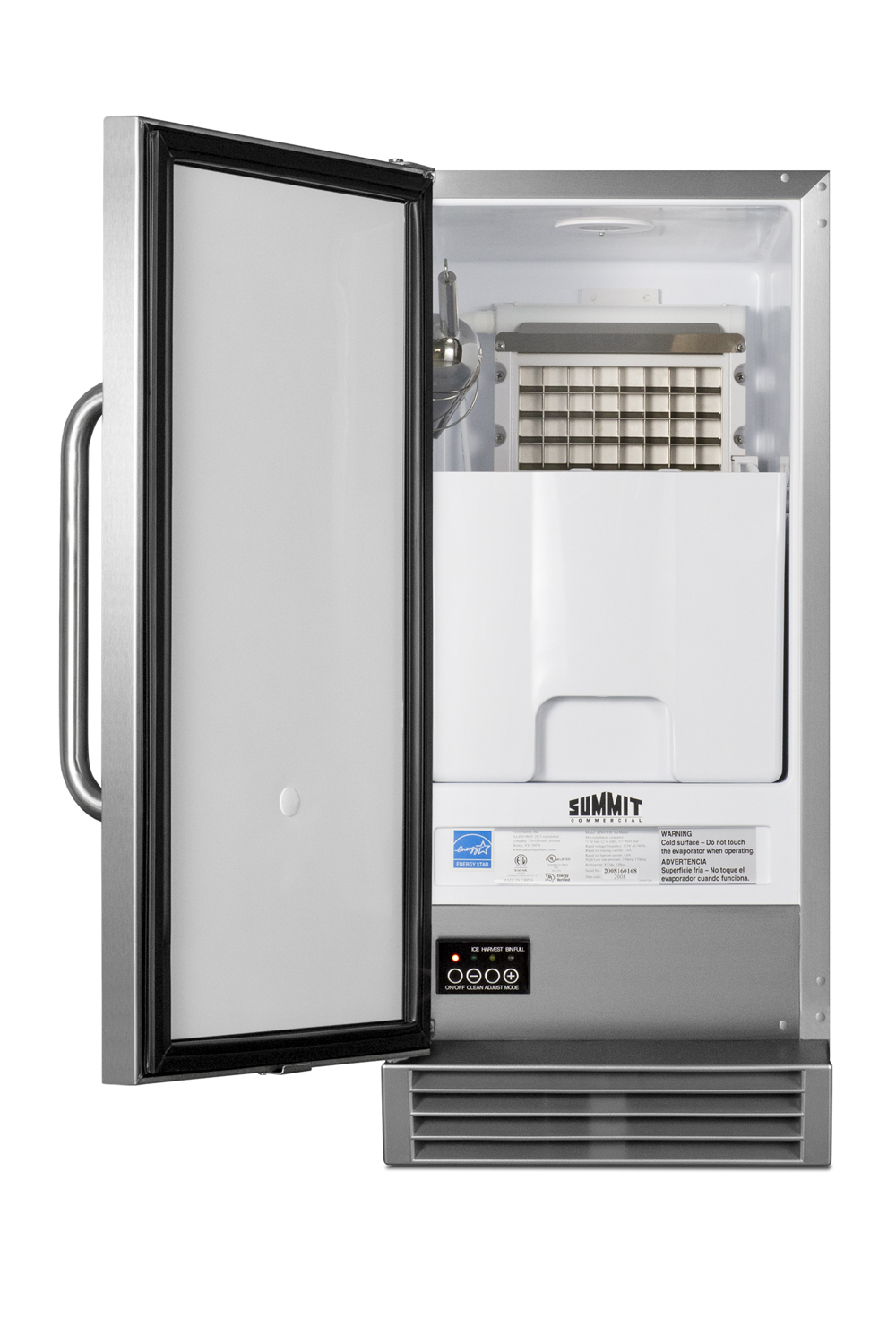 Model: BIM47OSADA | Summit Built-In Outdoor 50 lb. Clear Icemaker, ADA Compliant Model: BIM47OSADA | Summit Built-In Outdoor 50 lb. Clear Icemaker, ADA Compliant