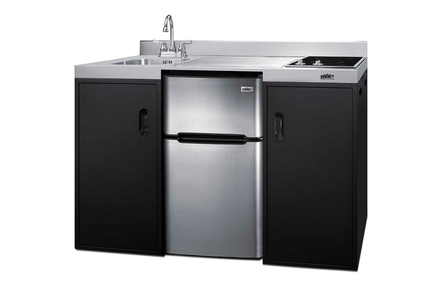 Model: CK55ADASINKL | Summit 54" Wide All-In-One Kitchenette, ADA Counter Height Model: CK55ADASINKL | Summit 54" Wide All-In-One Kitchenette, ADA Counter Height