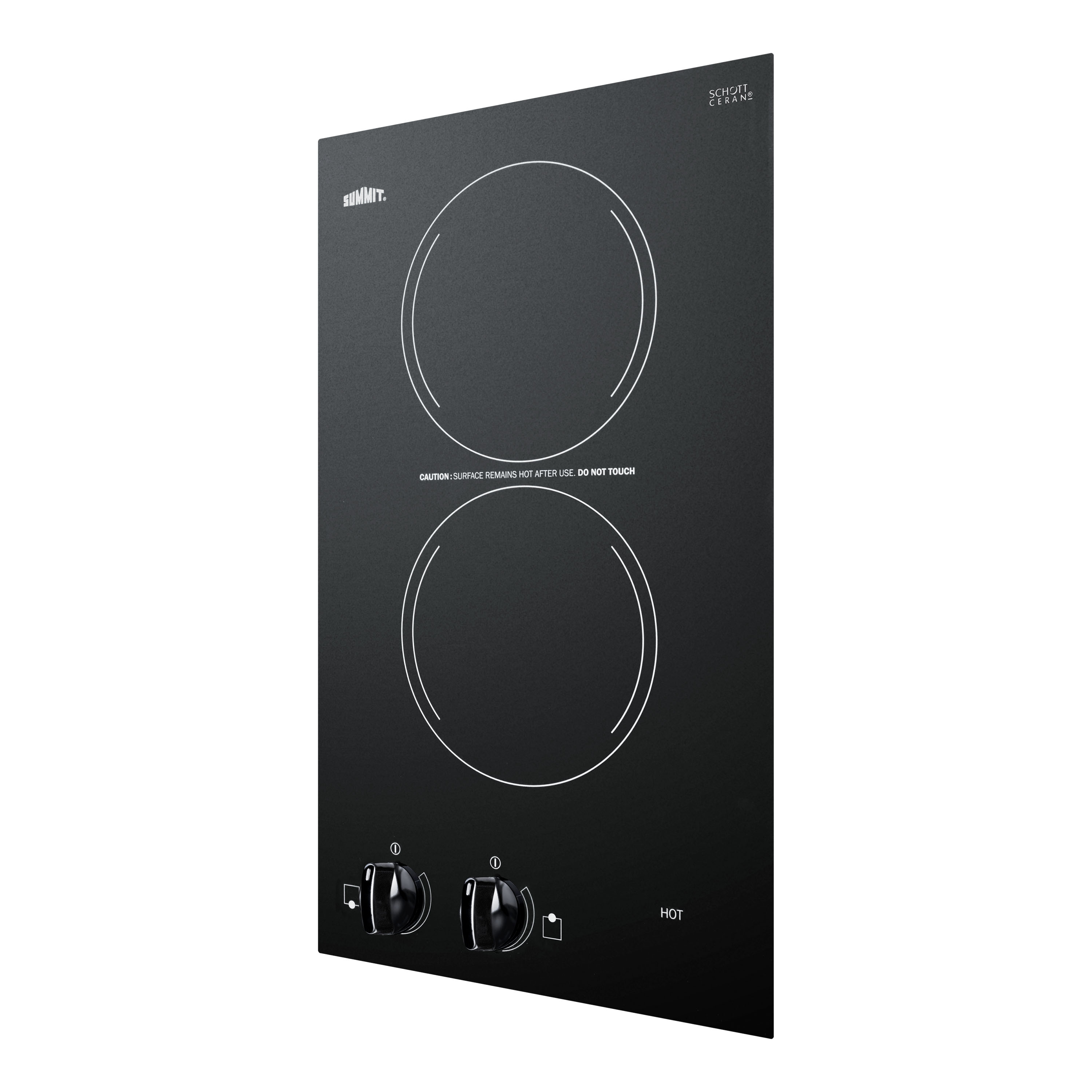 Model: CR2110TK15 | Summit 15" Wide 115V 2-Burner Radiant Cooktop Model: CR2110TK15 | Summit 15" Wide 115V 2-Burner Radiant Cooktop