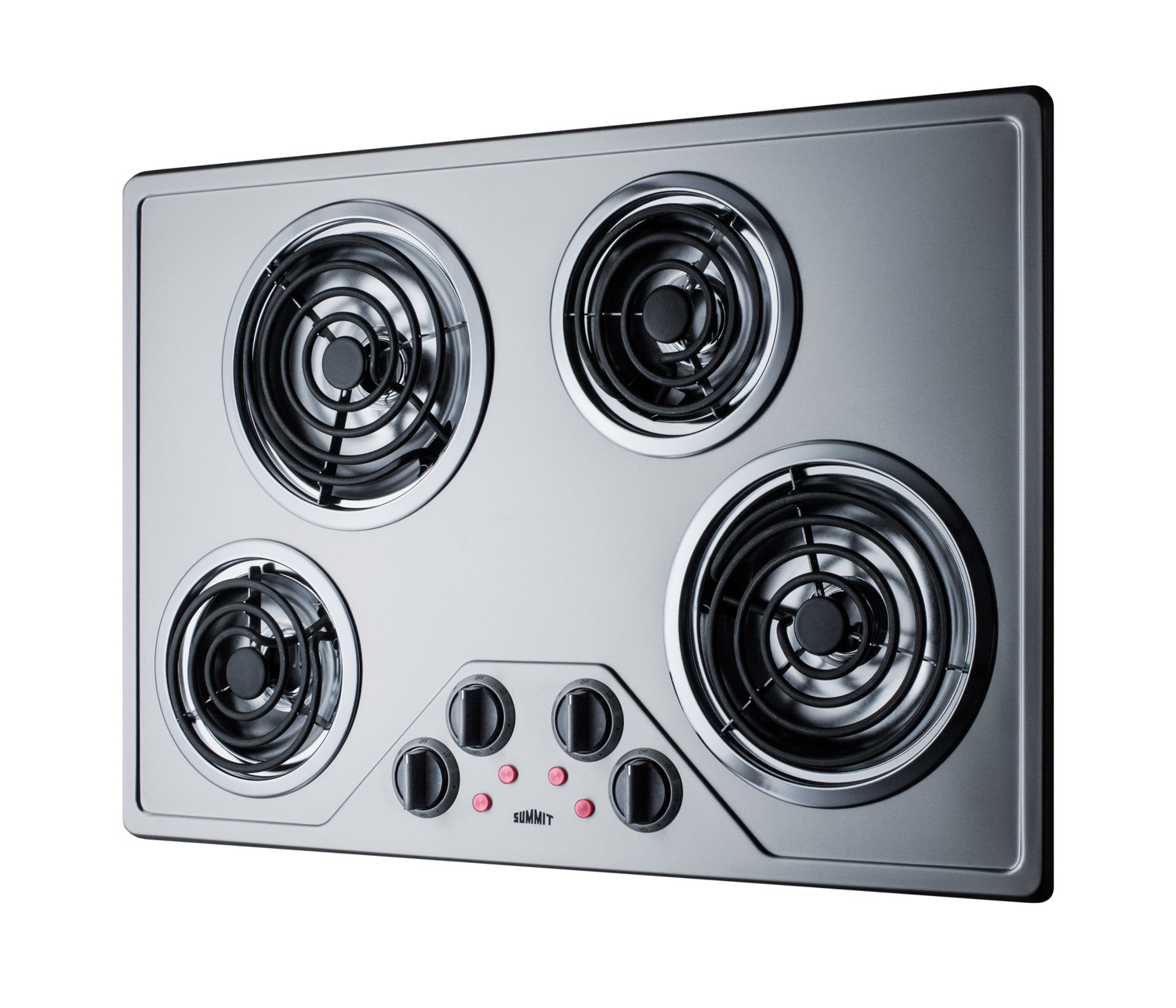 Model: CR430SS | Summit 30" Wide 230V 4-Burner Coil Cooktop Model: CR430SS | Summit 30" Wide 230V 4-Burner Coil Cooktop