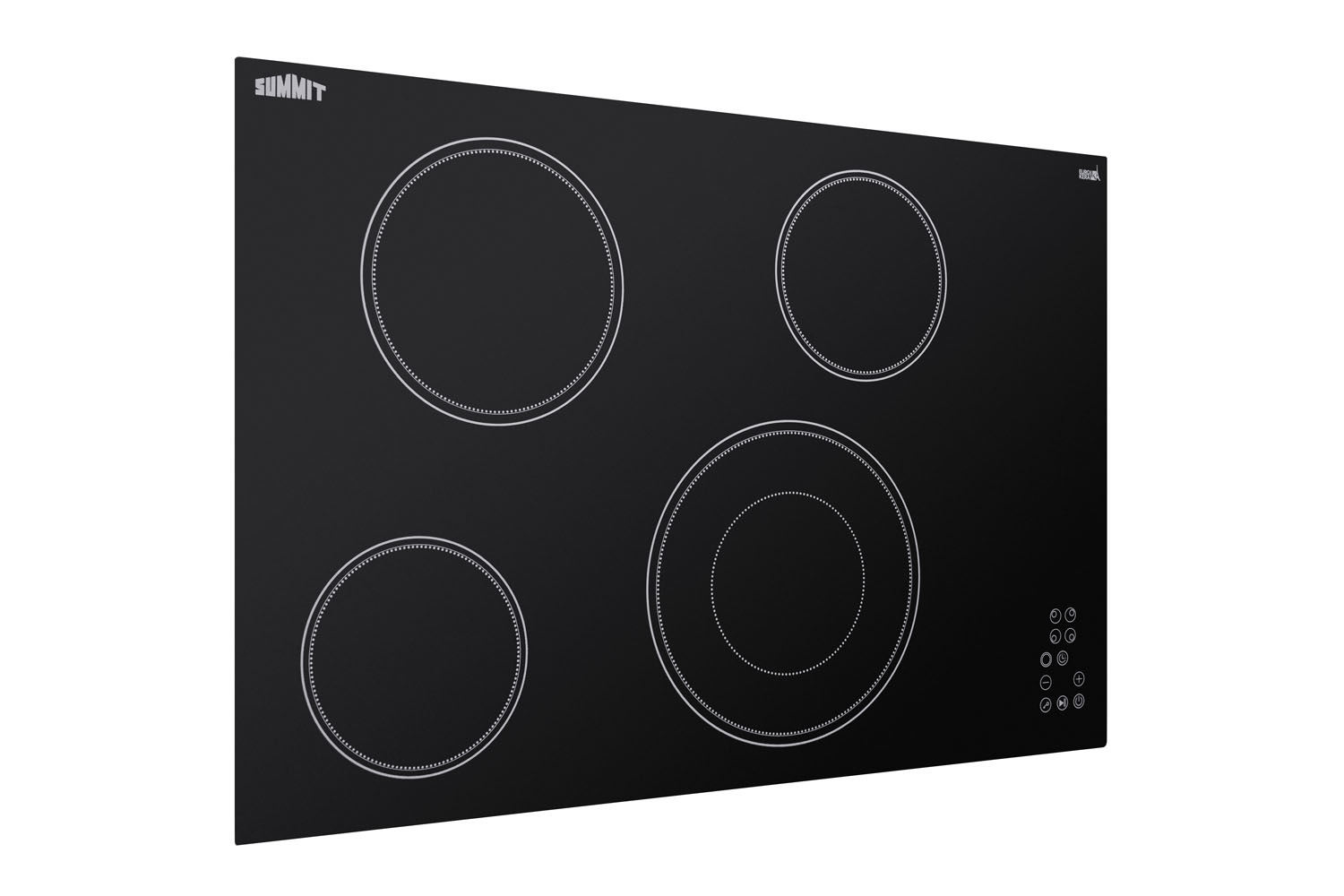 Model: CR4B30T11B | Summit 30" Wide 208-240V 4-Burner Radiant Cooktop Model: CR4B30T11B | Summit 30" Wide 208-240V 4-Burner Radiant Cooktop