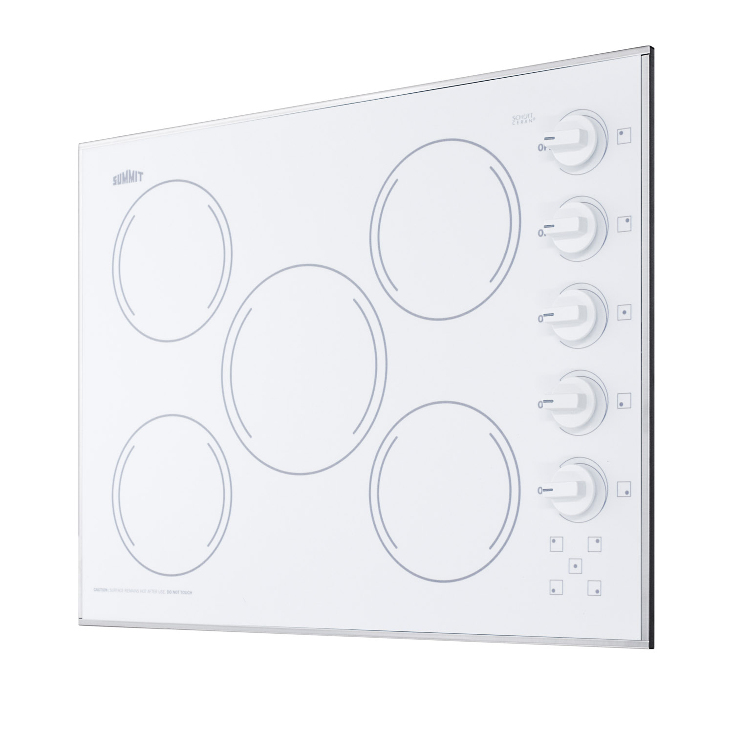 Model: CR5B274W | Summit 27" Wide 230V 5-Burner Radiant Cooktop Model: CR5B274W | Summit 27" Wide 230V 5-Burner Radiant Cooktop