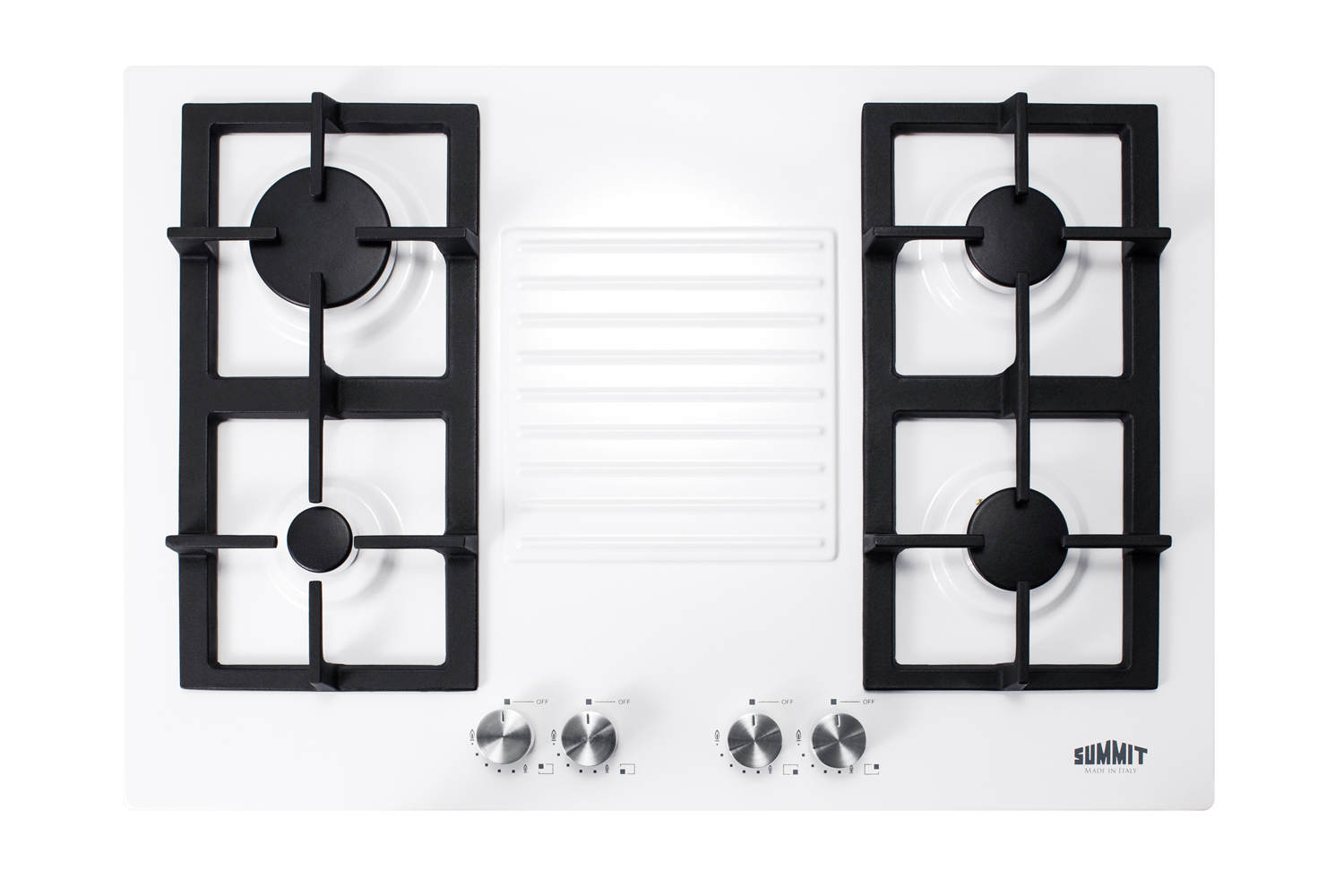Summit 30" Wide 4-Burner Gas Cooktop