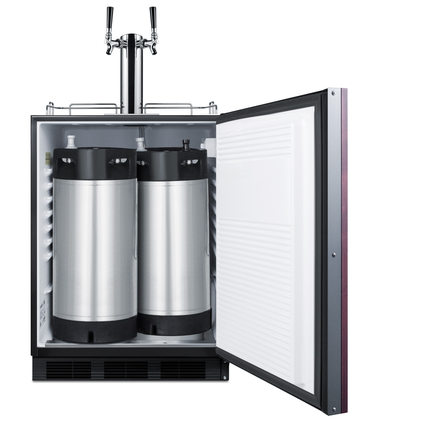 Model: SBC58BLBIADAIFCFTWIN | Summit 24" Wide Built-In Cold Brew Coffee Kegerator, ADA Compliant (Panel Not Included) Model: SBC58BLBIADAIFCFTWIN | Summit 24" Wide Built-In Cold Brew Coffee Kegerator, ADA Compliant (Panel Not Included)