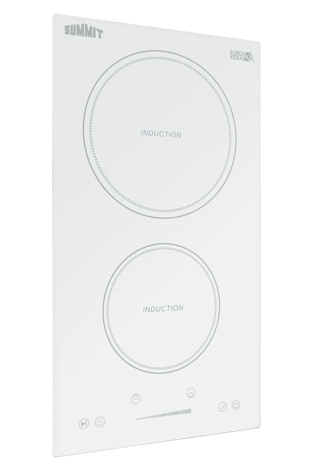 Model: SINC2B231W | Summit 12" Wide 208-240V 2-Zone Induction Cooktop Model: SINC2B231W | Summit 12" Wide 208-240V 2-Zone Induction Cooktop