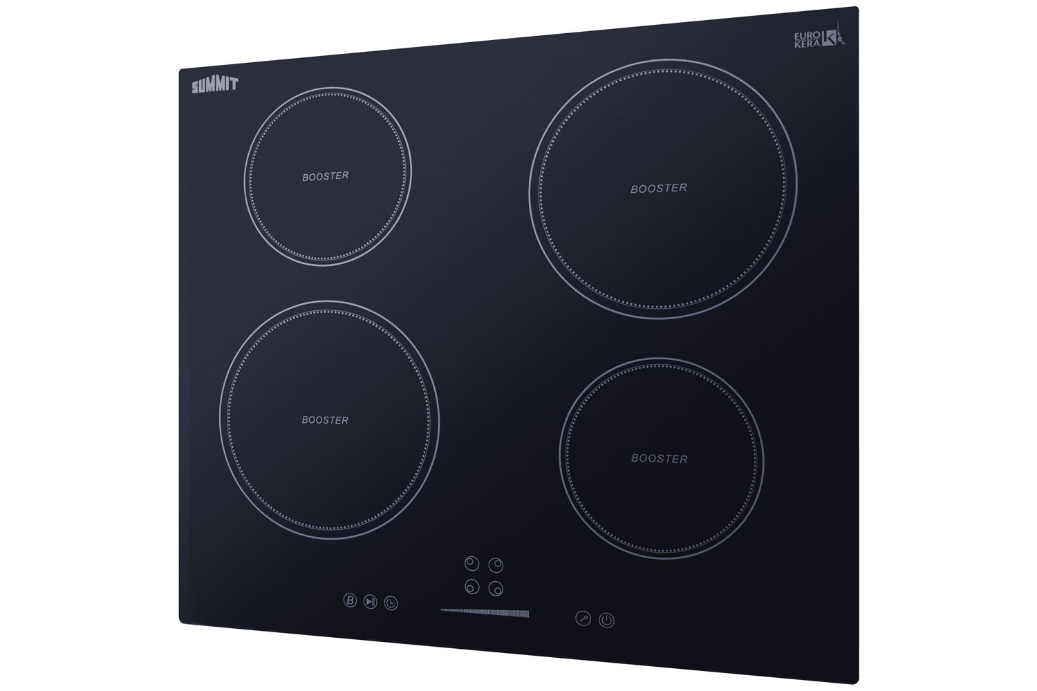 Model: SINC4B241B | Summit 24" Wide 208-240V 4-Zone Induction Cooktop Model: SINC4B241B | Summit 24" Wide 208-240V 4-Zone Induction Cooktop