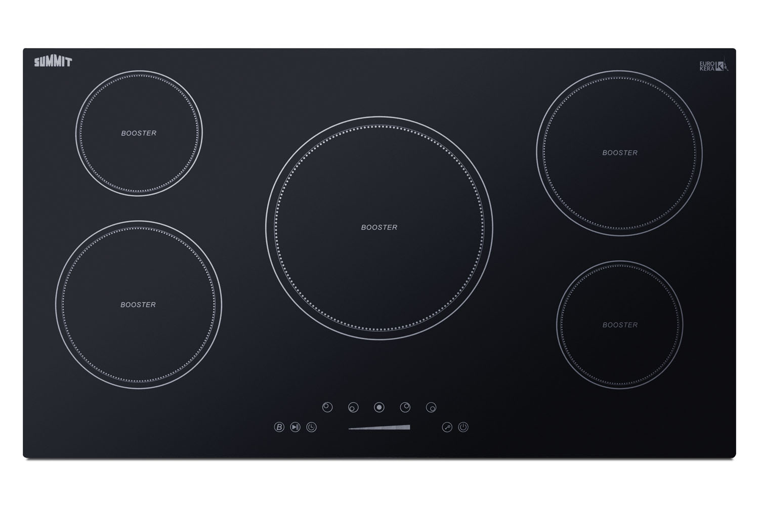 Summit 36" Wide 208-240V 5-Zone Induction Cooktop Summit 36" Wide 208-240V 5-Zone Induction Cooktop