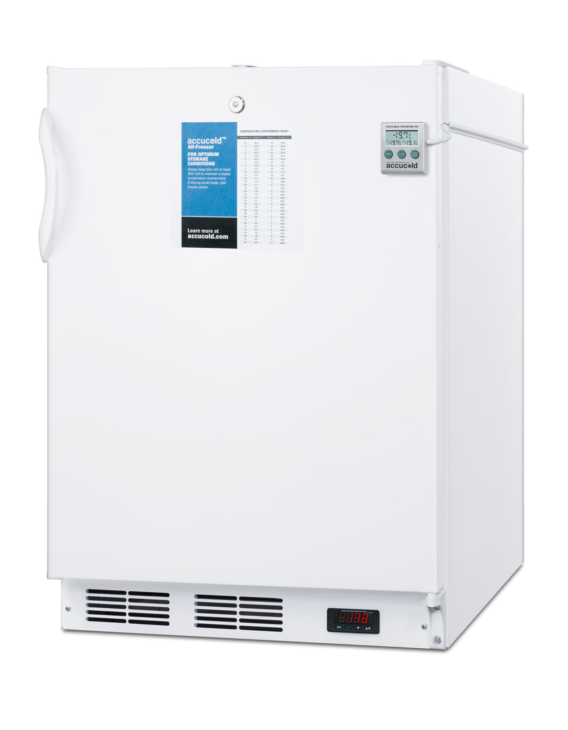 Model: VT65MLBIPLUS2ADA | Summit 24" Wide Built-In All-Freezer, ADA Compliant Model: VT65MLBIPLUS2ADA | Summit 24" Wide Built-In All-Freezer, ADA Compliant