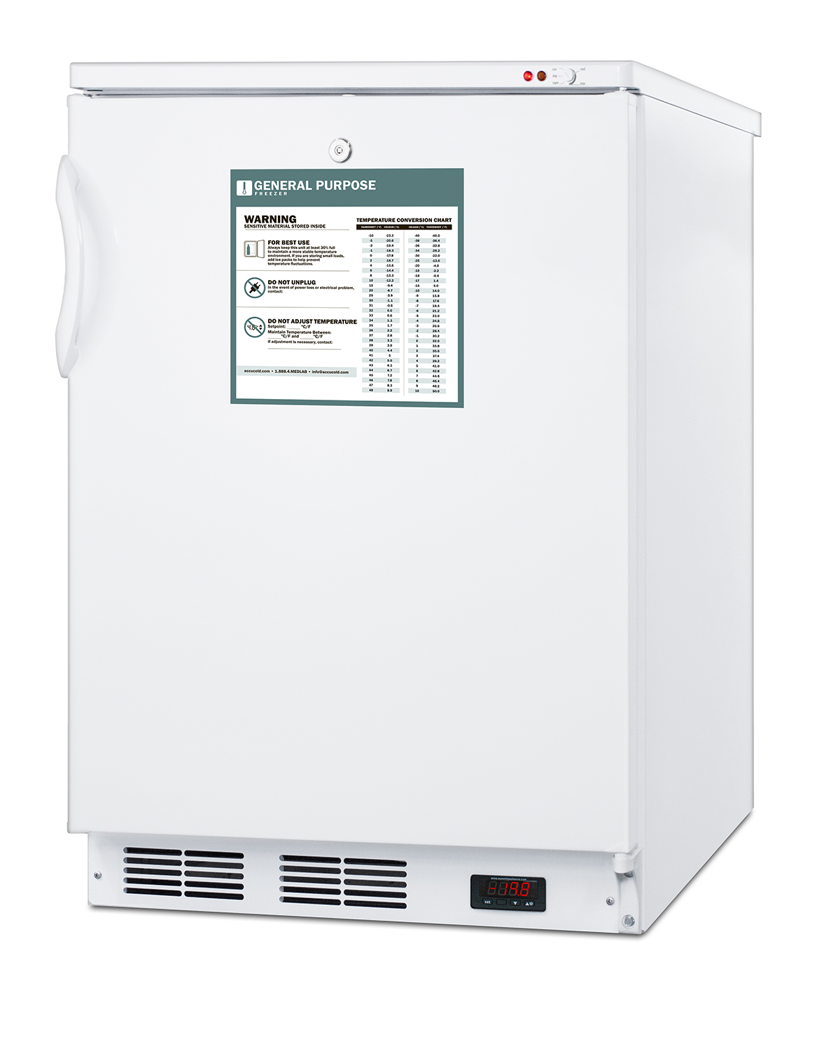 Model: VT65MLGP | Summit 24" Wide All-Freezer Model: VT65MLGP | Summit 24" Wide All-Freezer