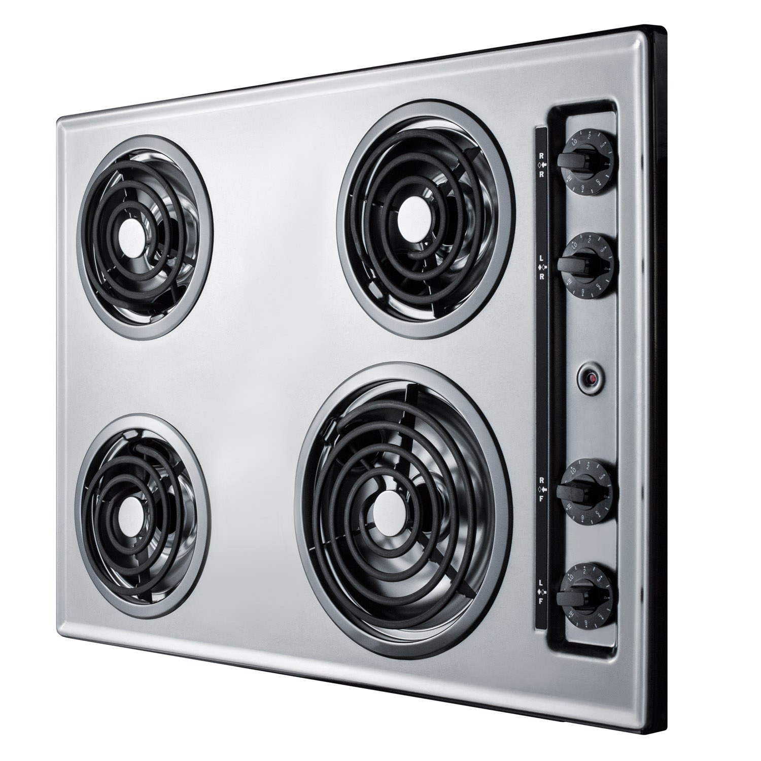 Model: ZEL05 | Summit 30" Wide 230V 4-Burner Coil Cooktop Model: ZEL05 | Summit 30" Wide 230V 4-Burner Coil Cooktop