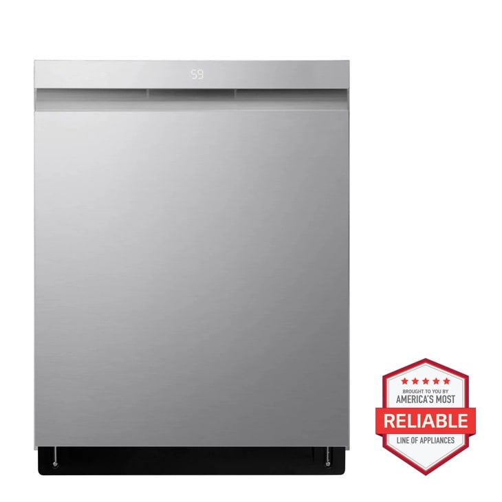 LG Smart Top-Control Dishwasher with 1-Hour Wash & Dry, QuadWash Pro, and Dynamic Heat Dry