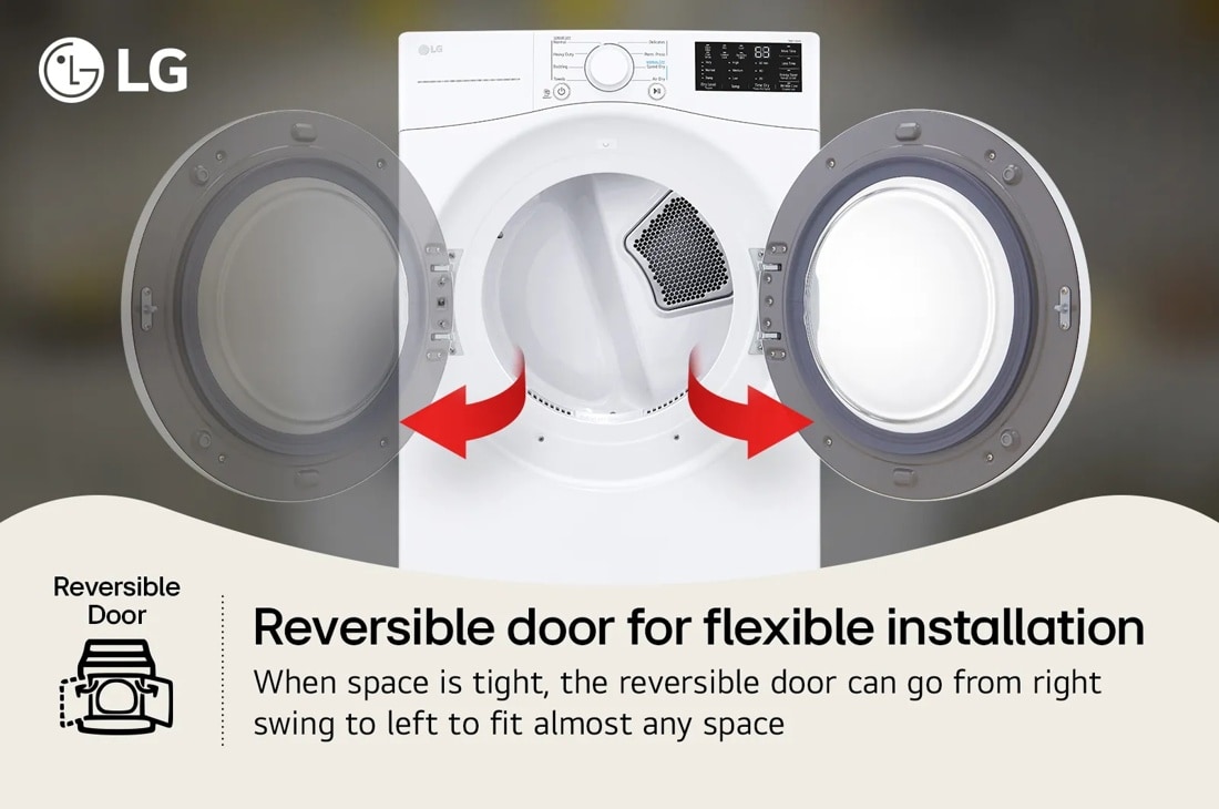 Model: DLG3471W | LG 7.4 cu. ft. Ultra Large Capacity Gas Dryer Model: DLG3471W | LG 7.4 cu. ft. Ultra Large Capacity Gas Dryer