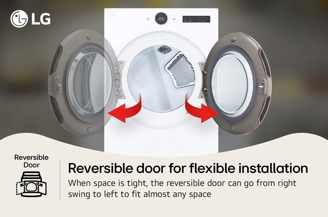 Model: DLGX6501W | LG 7.4 cu. ft. Smart Front Load Gas Dryer with AI Sensor Dry & TurboSteam Technology Model: DLGX6501W | LG 7.4 cu. ft. Smart Front Load Gas Dryer with AI Sensor Dry & TurboSteam Technology