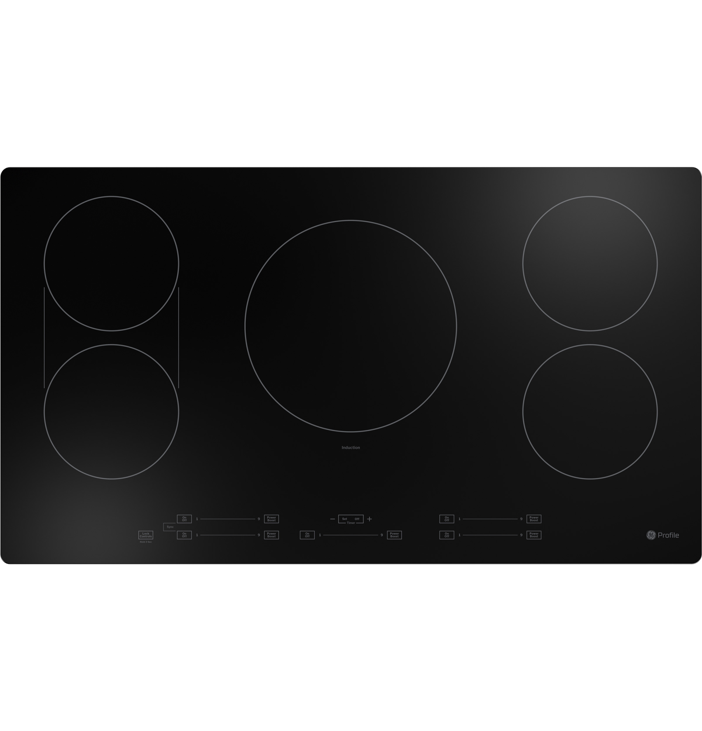 GE Profile GE Profile™ ENERGY STAR® 36" Built-In Touch Control Induction Cooktop