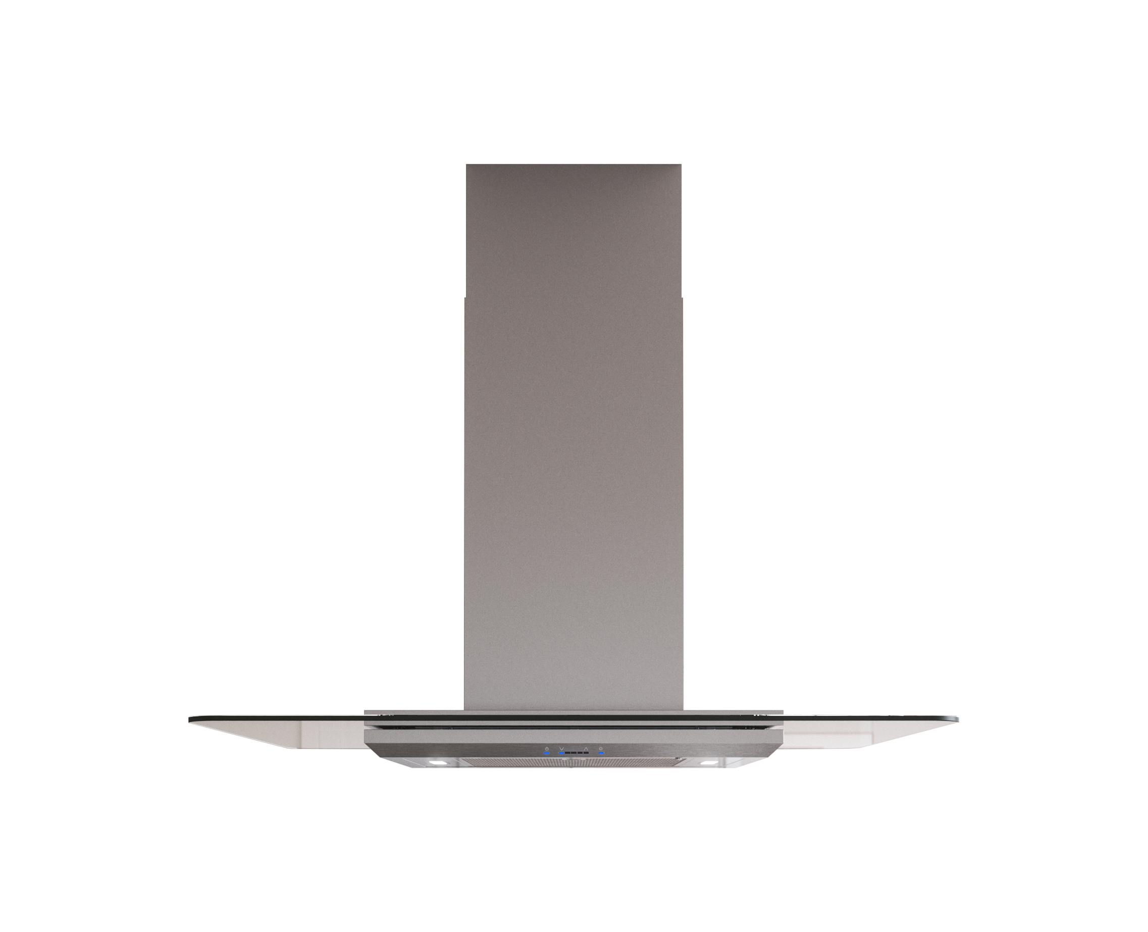 Zephyr Verona, Island, 42in, SS+Glass, LED, ACT