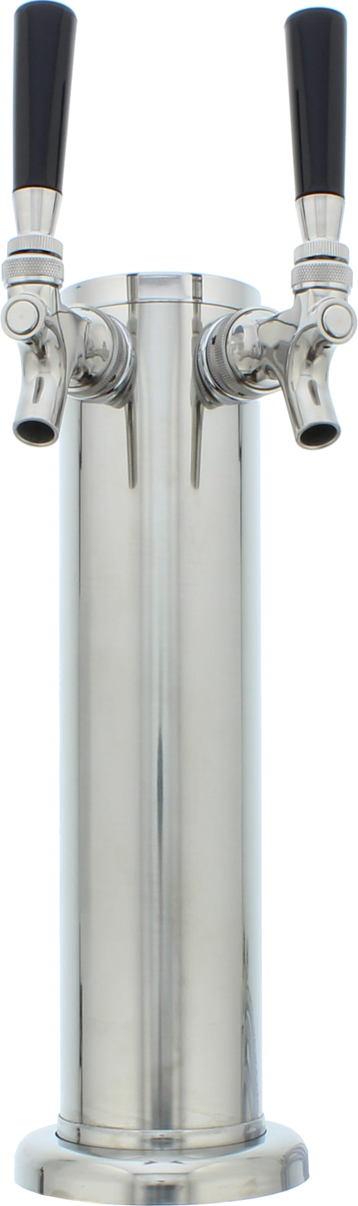 Zephyr Presrv Kegerator Double Tap Kit, SS, CO2