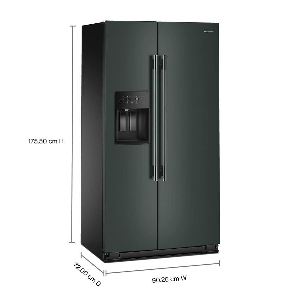 KitchenAid - KRSC536RBE - 20.8 Cu. Ft. Counter-Depth Side-by-Side