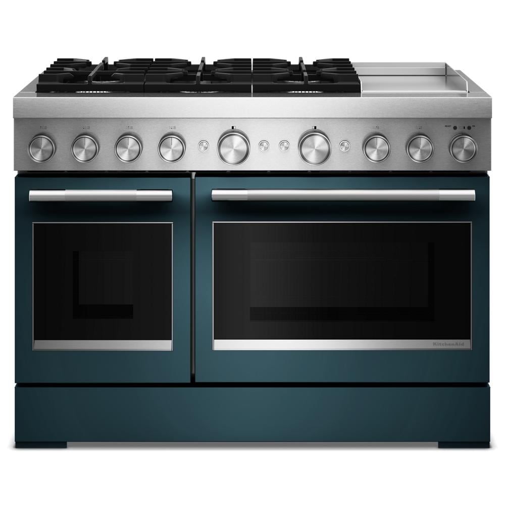 KitchenAid - KFDD948SDC - 48-Inch 6 Burner Commercial-Style Dual