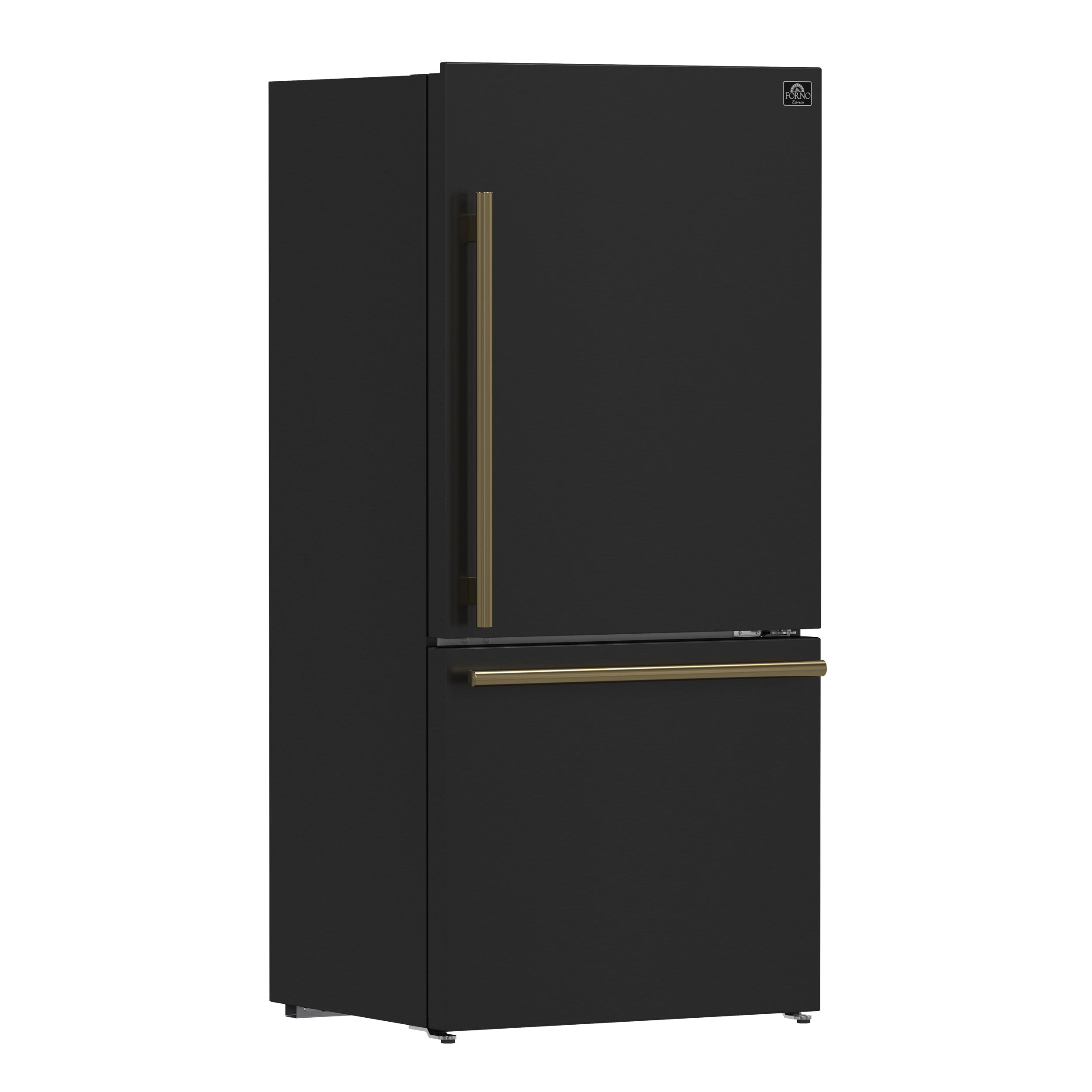 Forno - FFFFD1785-31BLK - 17 CF Bottom Mount Refrigerator, Right