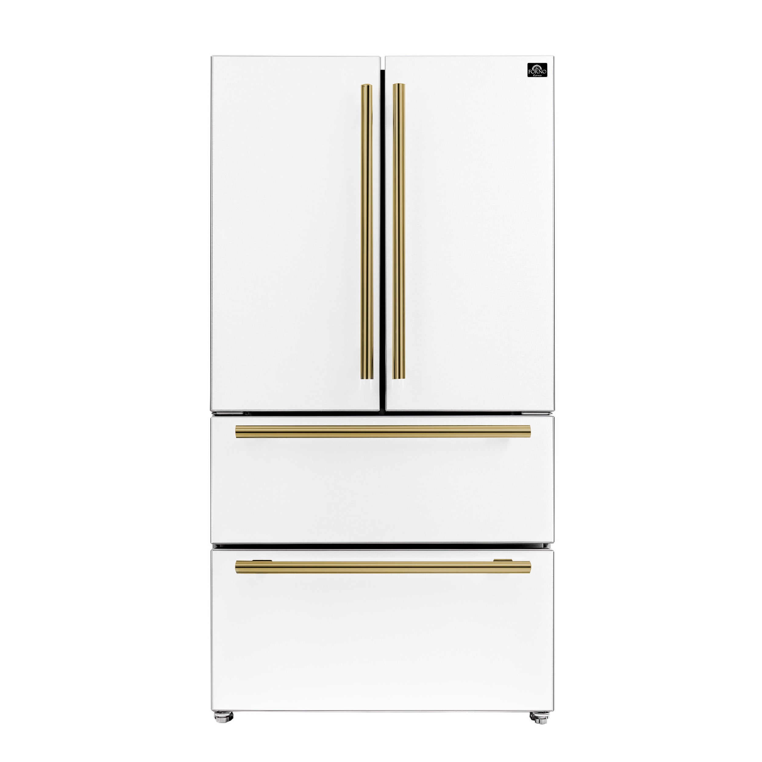 Fig製　オーストリッチ　フェザーファン　白 Forno - FFRBI1820-36WHT - 19 CF Counter-Depth 4-Door French Door