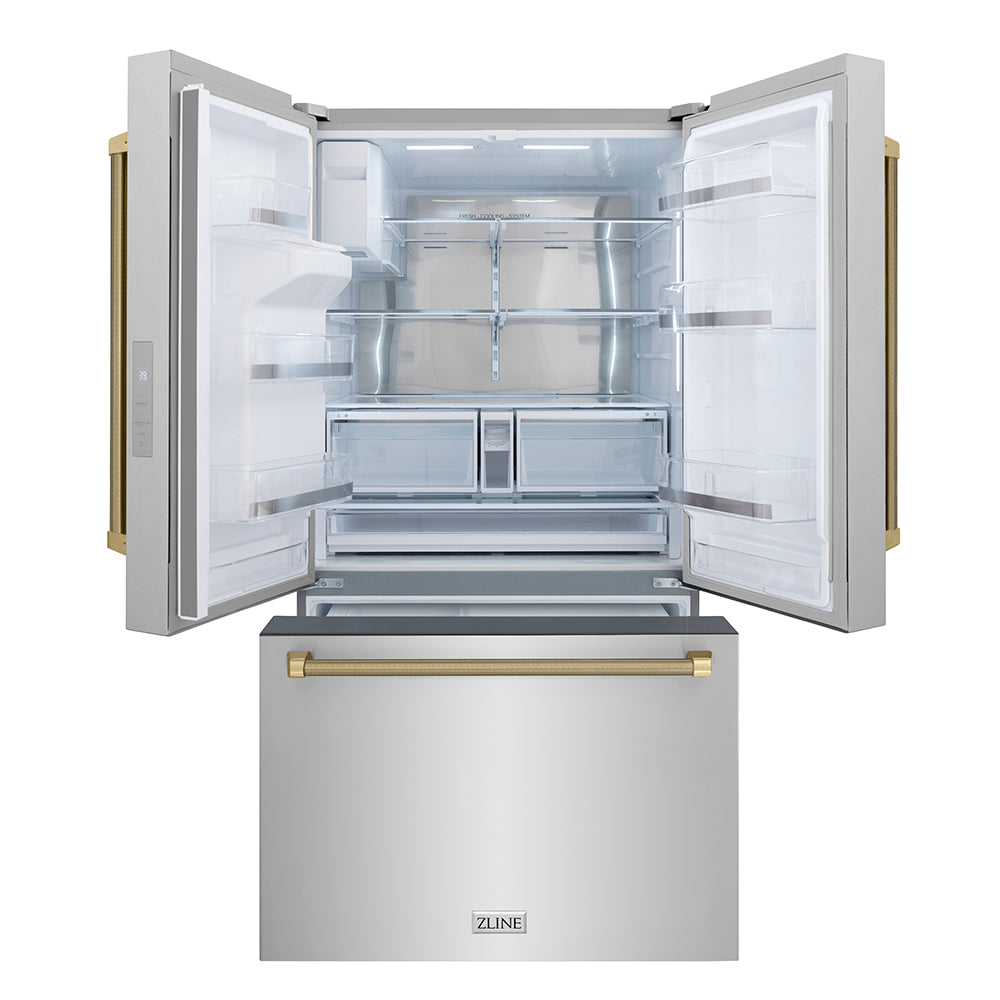 ZLINE French Door Refrigeration RSMZ-W-36-KCB | Voss TV