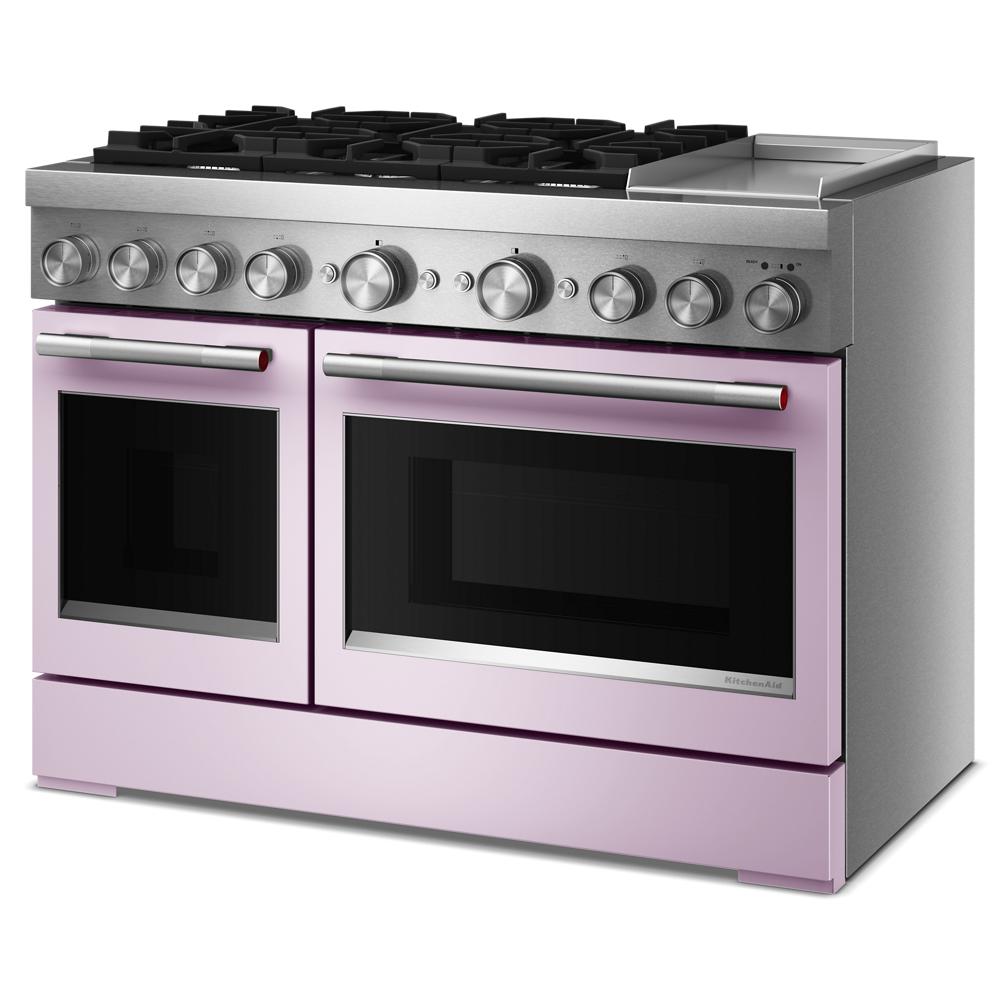 KitchenAid - KFDD948SWF - 48-Inch 6 Burner Commercial-Style Dual