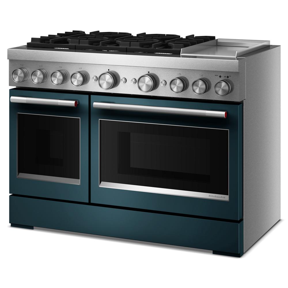 KitchenAid - KFDD948SAG - 48-Inch 6 Burner Commercial-Style Dual