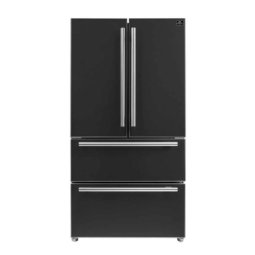 Forno French Door Refrigeration FFRBI1820-36BLK | Hagedorn's