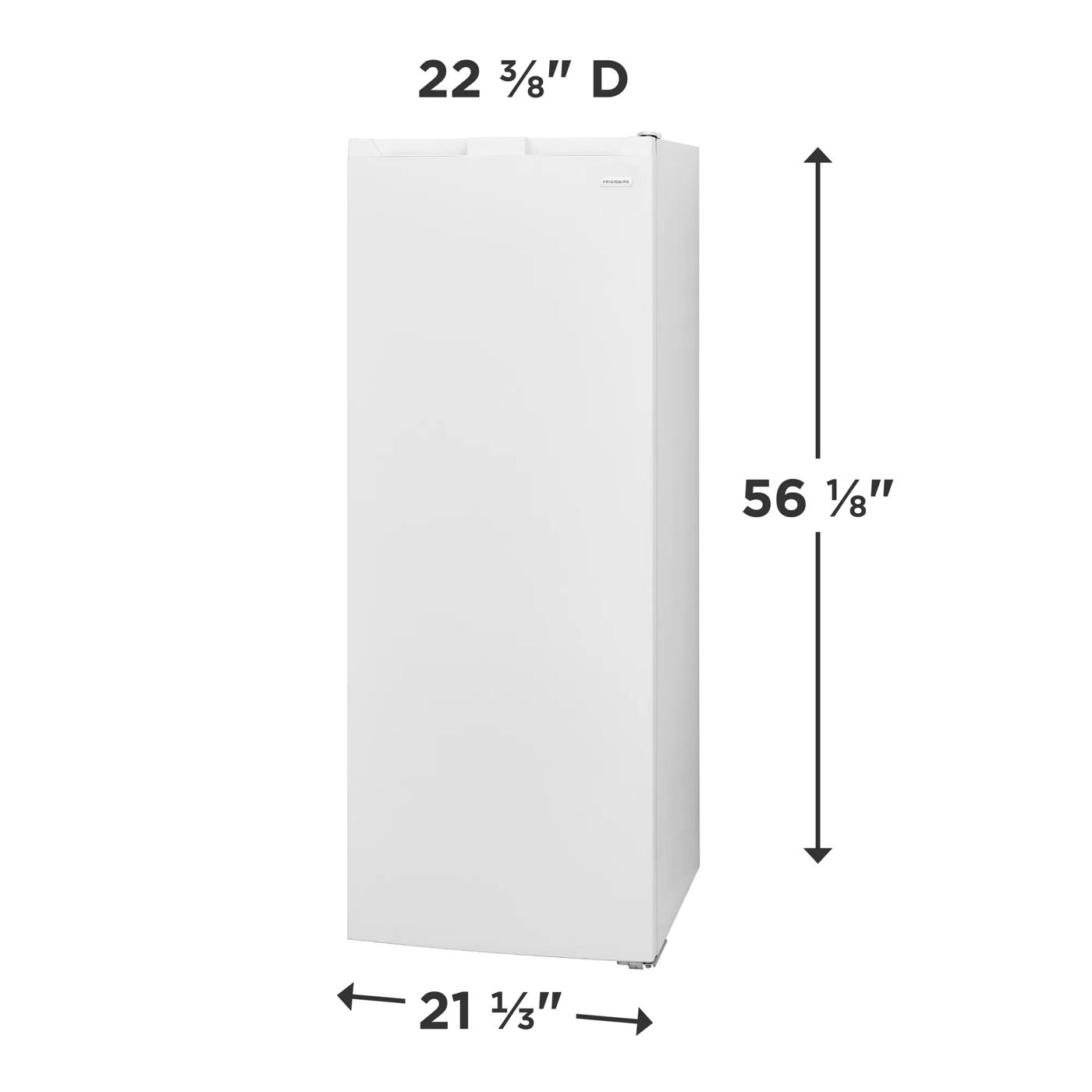 Frigidaire - FFUE0725AW - 7 Cu. Ft. Garage Ready Upright Freezer